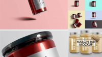 846+ Glossy Food Jar PSD Mockup Downloadable PSD Design Template