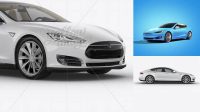 8461+ Tesla Model S PSD Mockup Side View High-Quality Creative PSD