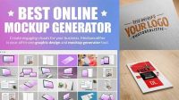 847+ Mockup Generator Free PSD Download