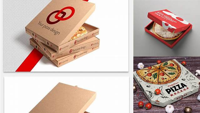 8470+ Three Pizza Paper Boxes PSD Mockup Free Download Design Mockup