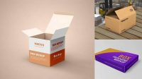 8474+ Box Mockup Vk Exclusive Layered PSD Mockup