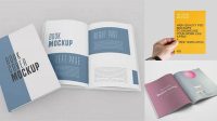 848+ A6 Booklet Mockup PSD Download