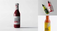 848+ Sauce Bottle PSD Mockup Free Digital Resource for Designers