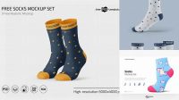 8481+ Socks Mockup Set Include TIFF