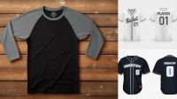 8482+ Baseball Tshirt Mockup Hight Resolution