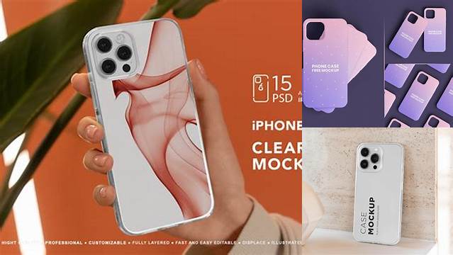 8486+ Transparent Case Mockup Free Easy Editable