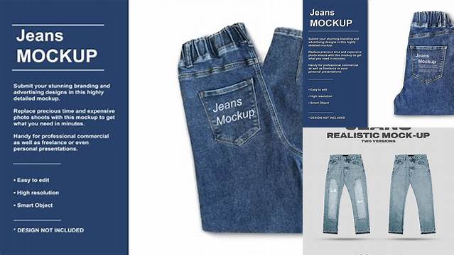 849+ Jeans Mockup Free Download Exclusive PSD Design Freebie