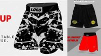 849+ Mma Shorts Mockup Mockup PSD