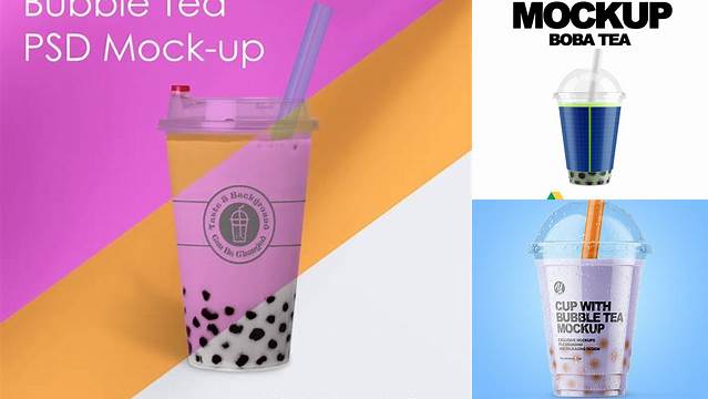 8492+ Boba Mockup Free Modern PSD Templates