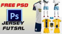 8492+ Jersey Futsal Cdr Photoshop Freebie