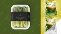 8501+ Vegetable Packaging Mockup Best Free Mockup PSD