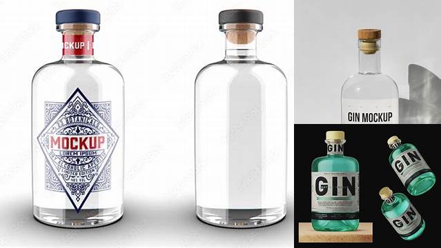 8512+ Gin Mockup Free PSD Download