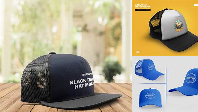 8513+ Trucker Hat Mockup Free Digital Download