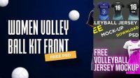 8517+ Volleyball Uniform Mockup Download Professional PSD