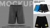 8523+ Mesh Short Mockup Free Hight Resolution