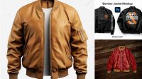 8525+ Bomber Jacket Mock Up For Free Download