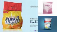 8526+ Washing Powder Mockup Best for Showcase