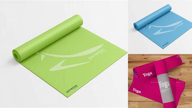 8526+ Yoga Mat Mockup Free Digital Download