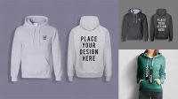 8531+ Men’s Heavy Blend Hoodie PSD Mockup Back Half Side View Elegant Photoshop Mockup