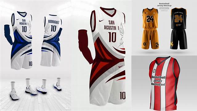 8538+ Basketball Uniform Psd Fully Layered PSD Freebie