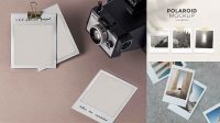 8545+ Free Polaroid Mockup High-Quality Editable PSD