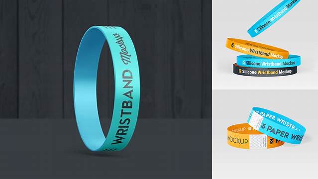 8547+ Wristband Mockup Free Layered Photoshop Template