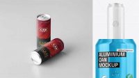 855+ 440ml Can Mockup Free PSD