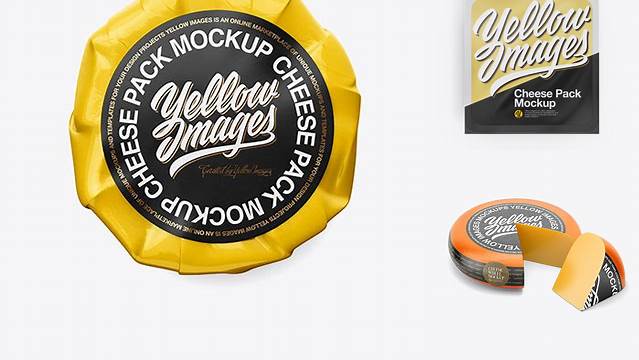 855+ Cheese Pack PSD Mockup Front & Back Views High-Angle Shot Elegant Free Graphic Resource