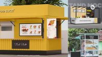 8555+ Food Stall Mockup Free PSD