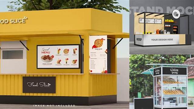 8555+ Food Stall Mockup Free PSD