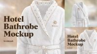 8557+ Bathrobe Mockup Free Best for Showcase