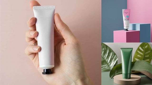 8557+ Hand Cream Tube PSD Mockup Advanced Editable PSD