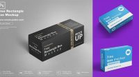 856+ Rectangle Box Mockup Free PSD