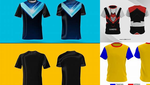 8565+ Download Mockup Jersey Depan Belakang Cdr Fully Layered PSD Freebie