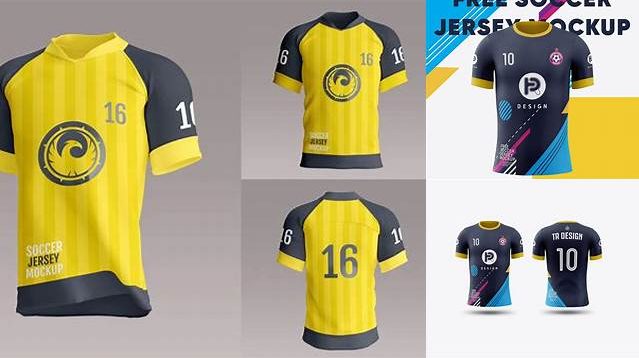 8565+ Yellow Images Jersey Mockup Free For Free Download