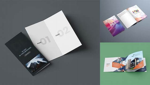 8571+ Open Bi-Fold Brochure PSD Mockup PSD Download