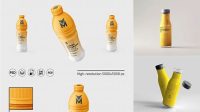 8576+ Glossy Ceramic Drink Bottle PSD Mockup Exclusive Free PSD Mockups