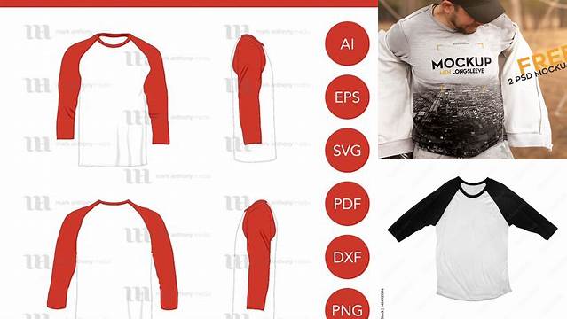 858+ 3/4 Sleeve Shirt Mockup Best Free Resource