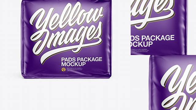 858+ Matte Pads Package PSD Mockup Front View Creative Free Photoshop Template