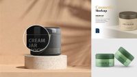 8580+ Cosmetic Jar PSD Mockup Download Free PSD