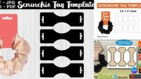 8591+ Scrunchies Tag Template Creative Design Resource