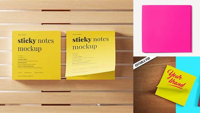 8599+ Sticky Notes Mockup Easy Editable