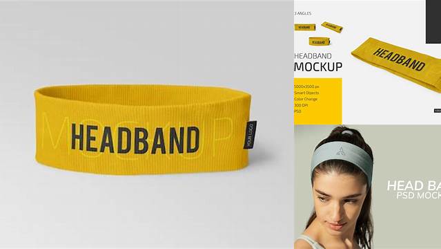 8600+ Headband Mockup Free Creative Design File