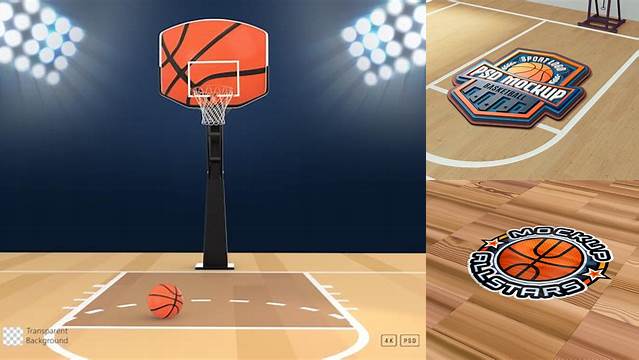 8607+ Basketball Court Mockup Psd Free High-End PSD Download