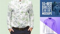 8615+ Dress Shirt Mockup Free PSD Download