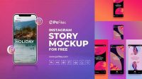 8616+ Instagram Story Mockup Free Easy to Use PSD