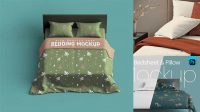 8617+ Bedsheet Mockup PSD Free Download