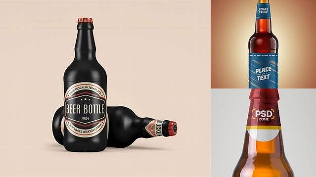 8620+ Ceramic Beer Bottle With Cork PSD Mockup PSD Free Download