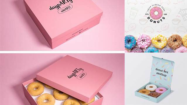 8622+ Donuts Mockup Fully Layered PSD Freebie