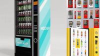 8624+ Vending Machine Mock Up Premium Design Freebie